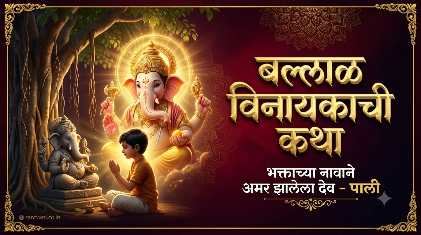 बल्लाळ विनायक अष्टविनायक बल्लाळेश्वर पाली गणेश पुराण कथा