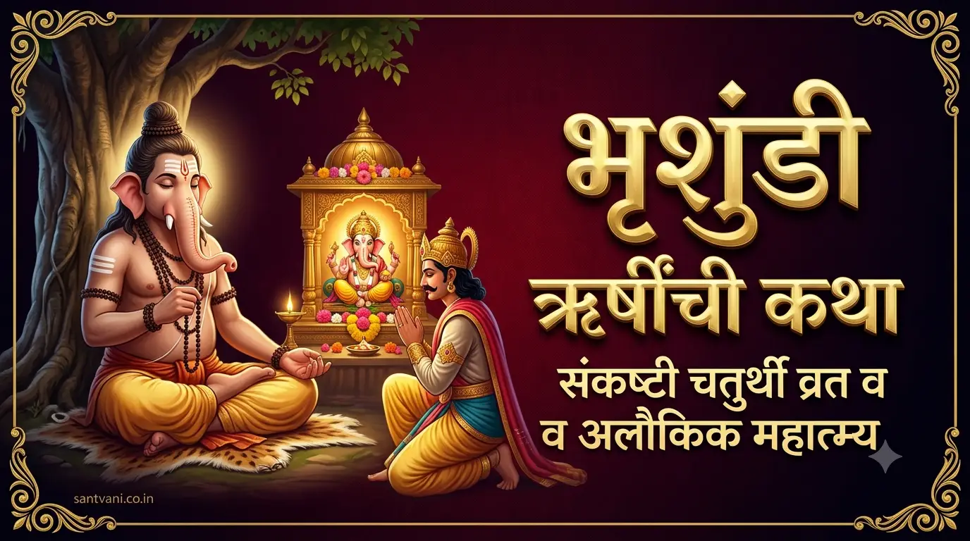 भृशुंडी ऋषी कृतवीर्य राजा संकष्टी चतुर्थी गणेश पुराण कथा