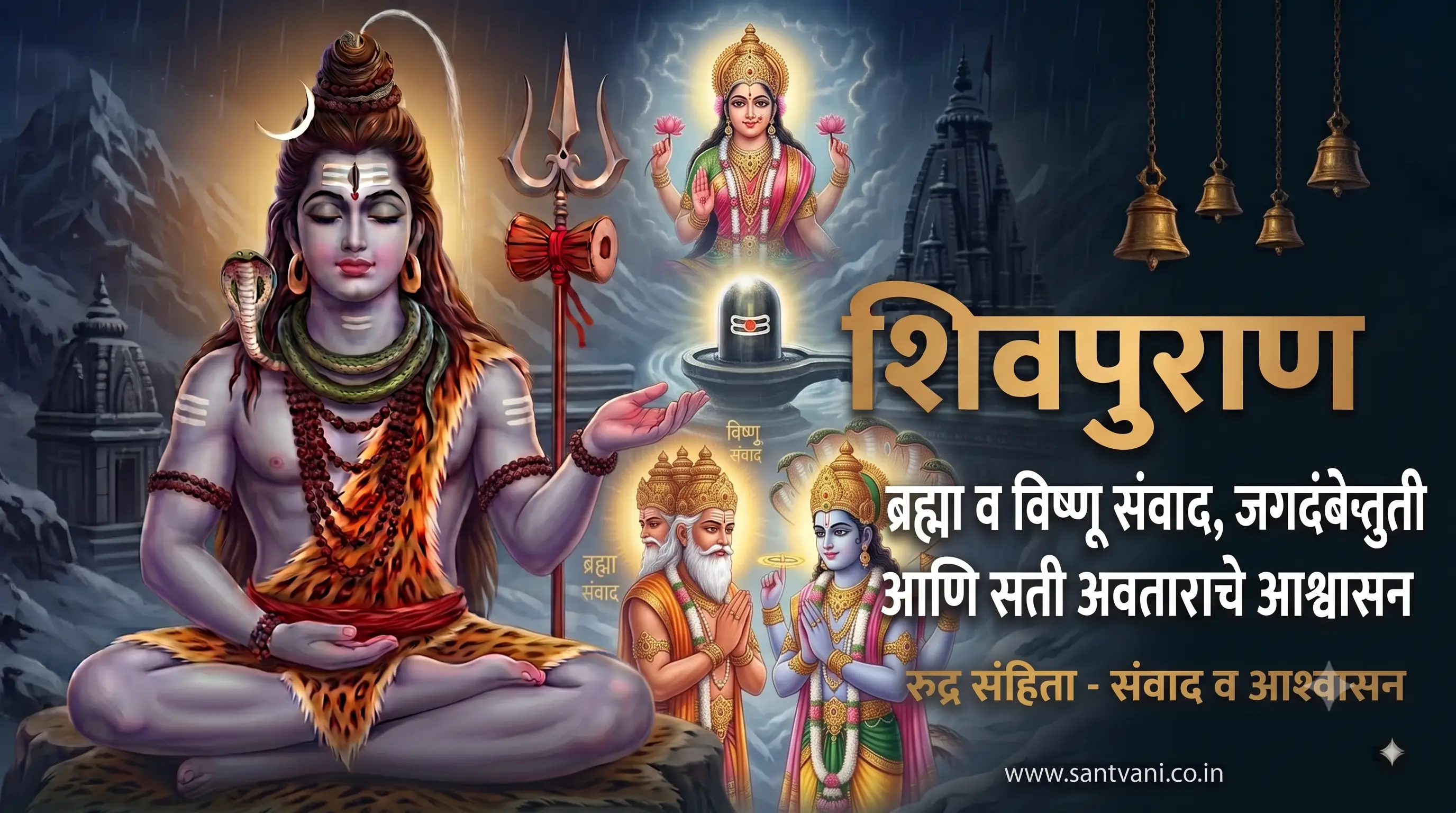 ब्रह्मा-विष्णू संवाद व सती अवतार आश्वासन