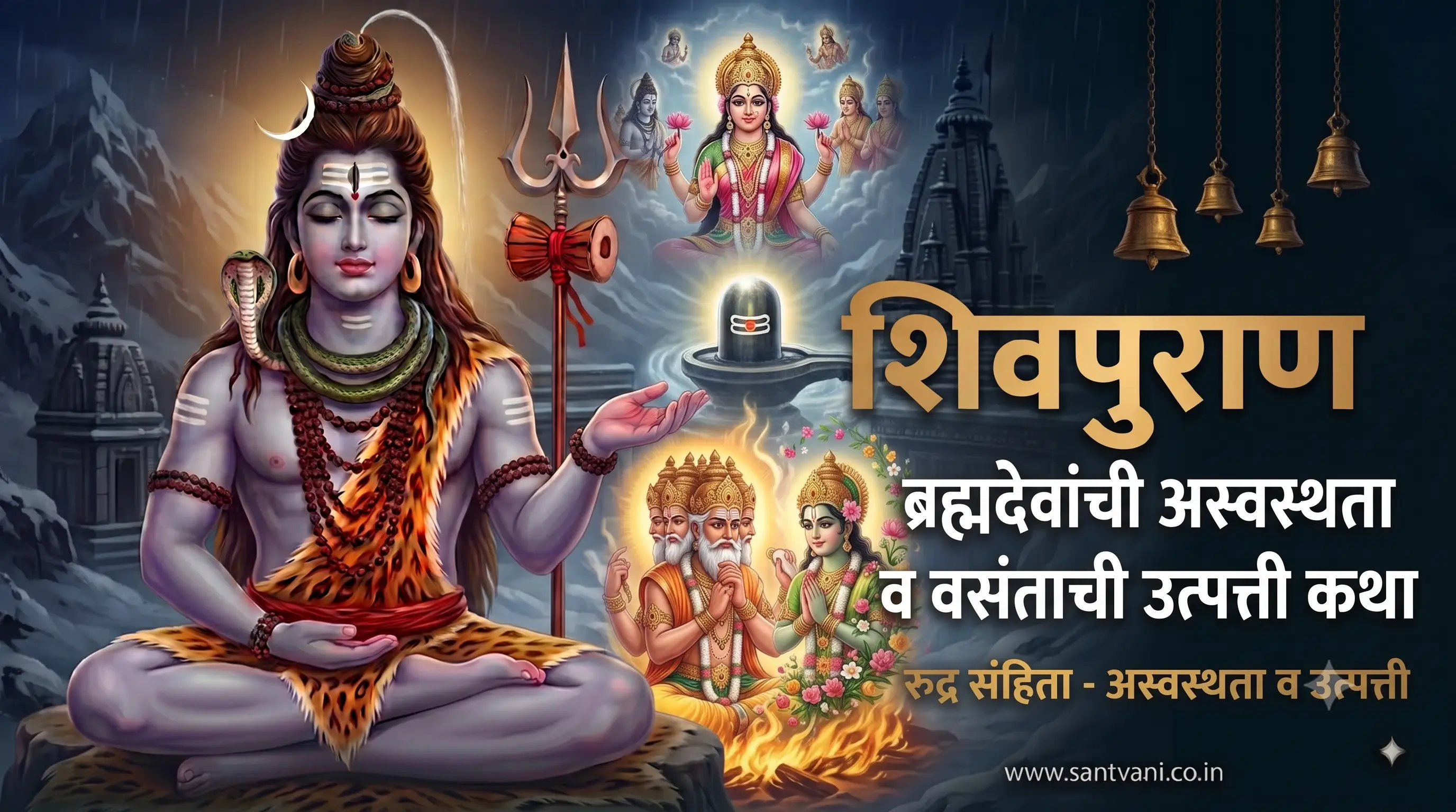 ब्रह्मदेवांची अस्वस्थता व वसंताची उत्पत्ती कथा