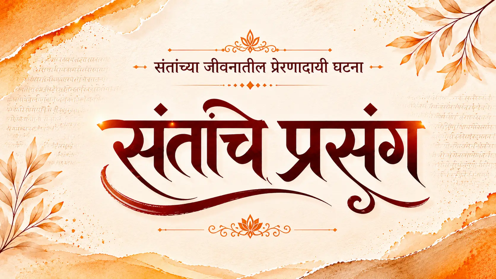 संतांच्या पावन कथा
