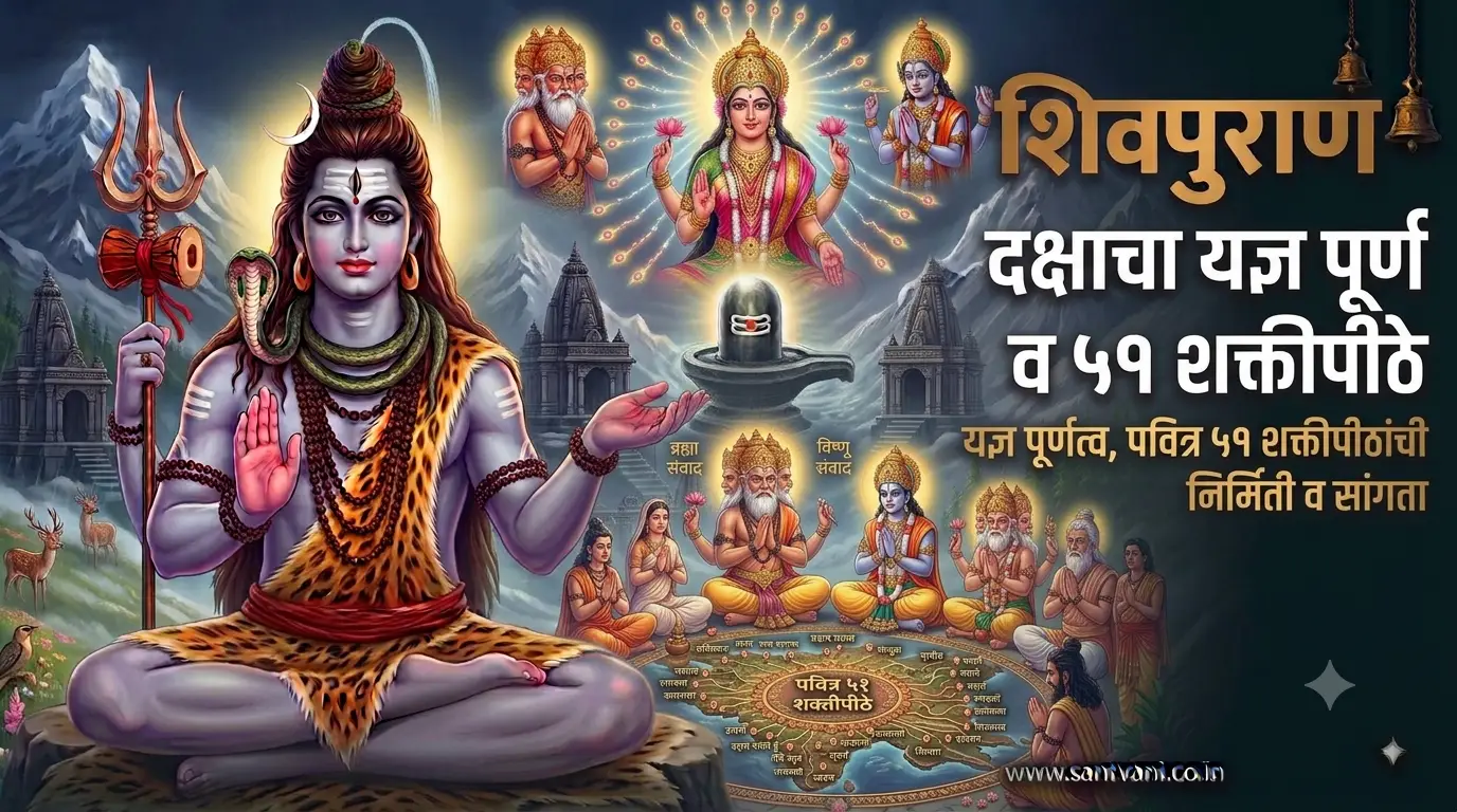 दक्षाचा यज्ञ पूर्ण व ५१ शक्तीपीठांची निर्मिती