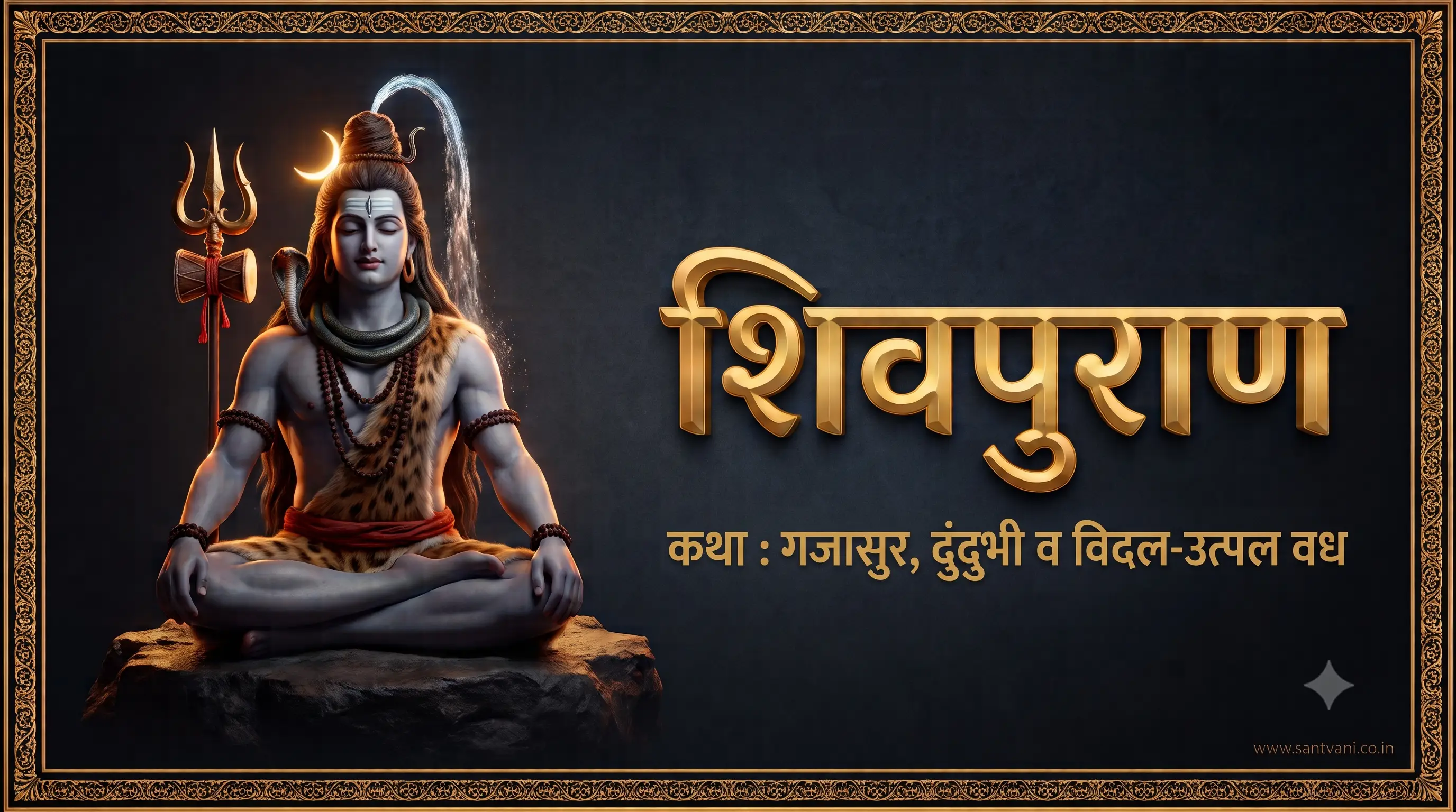 गजासुर दुंदुभी विदल उत्पल वध शिवपुराण युद्ध खंड कथा २५ अ
