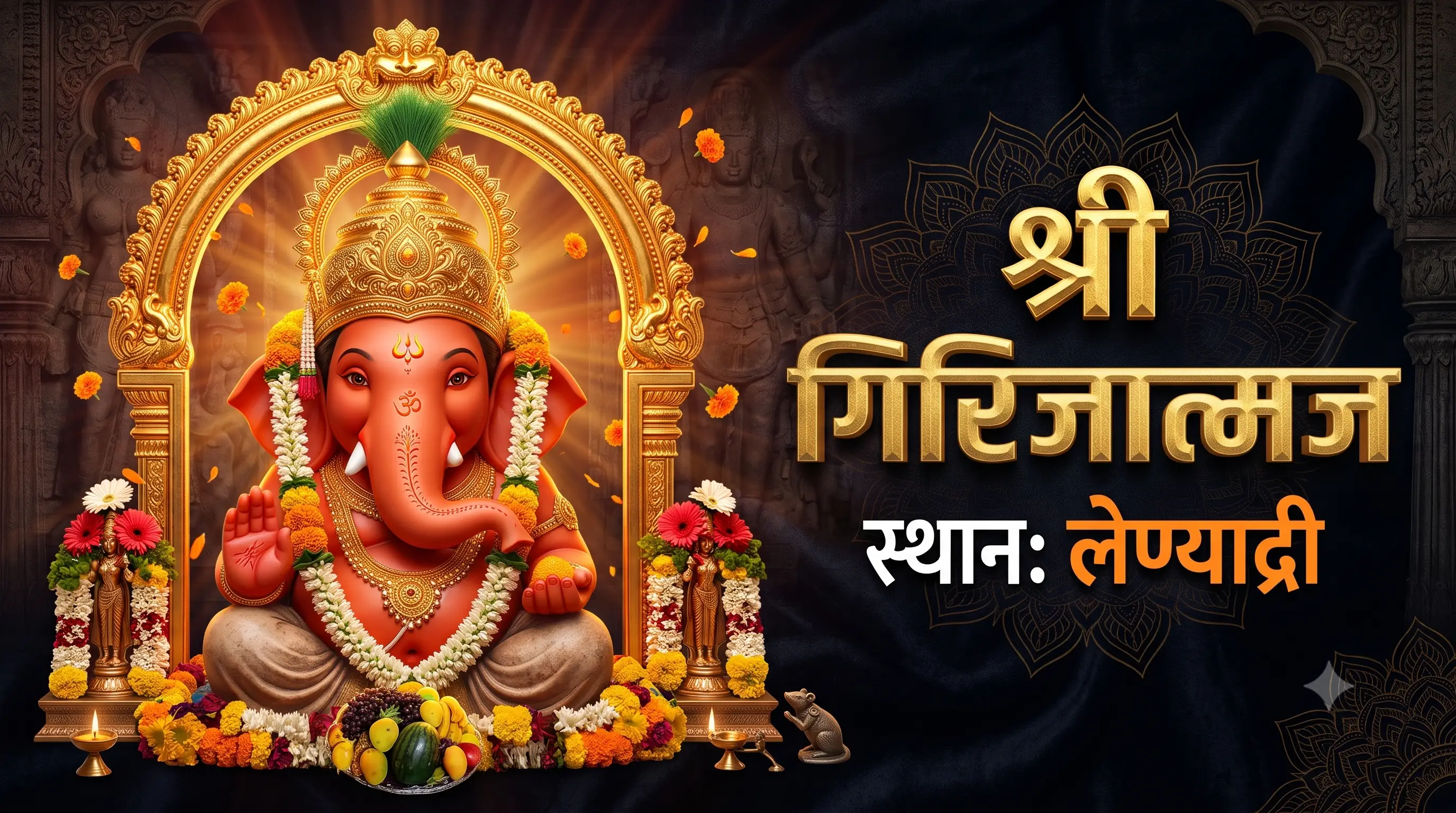 श्री गिरिजात्मज लेण्याद्री अष्टविनायक