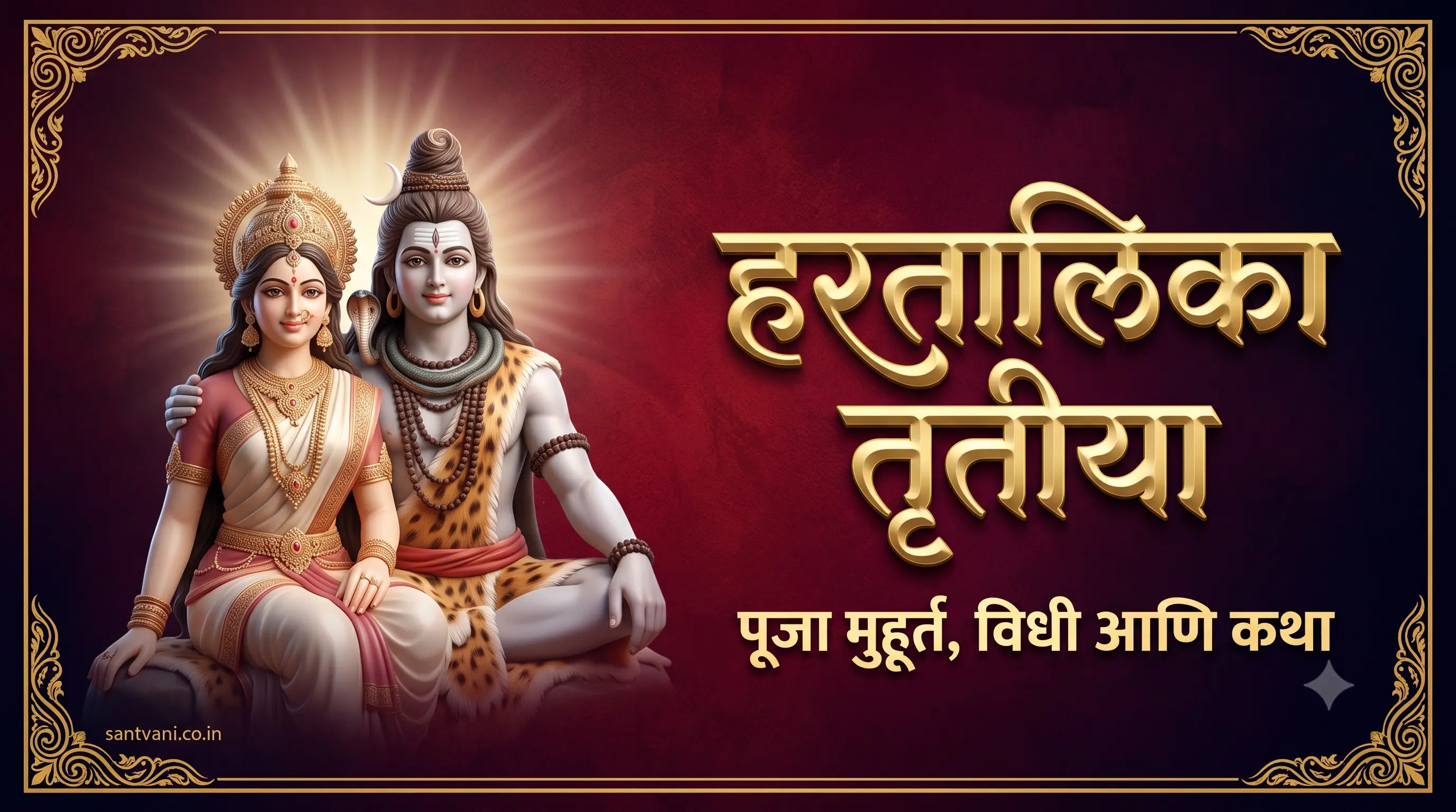 हरतालिका तृतीया २०२६: तारीख, पूजा मुहूर्त, व्रतविधी, नियम, पूजेचे साहित्य आणि कथा