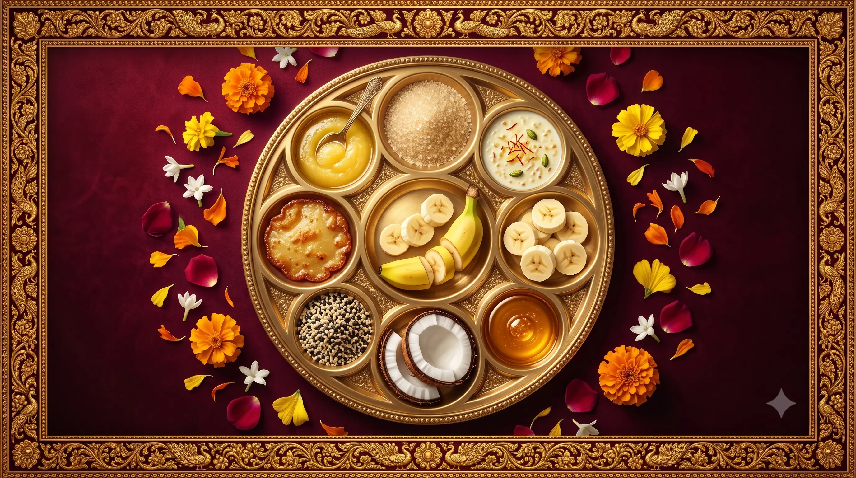 नवरात्री नैवेद्य भोग थाळी