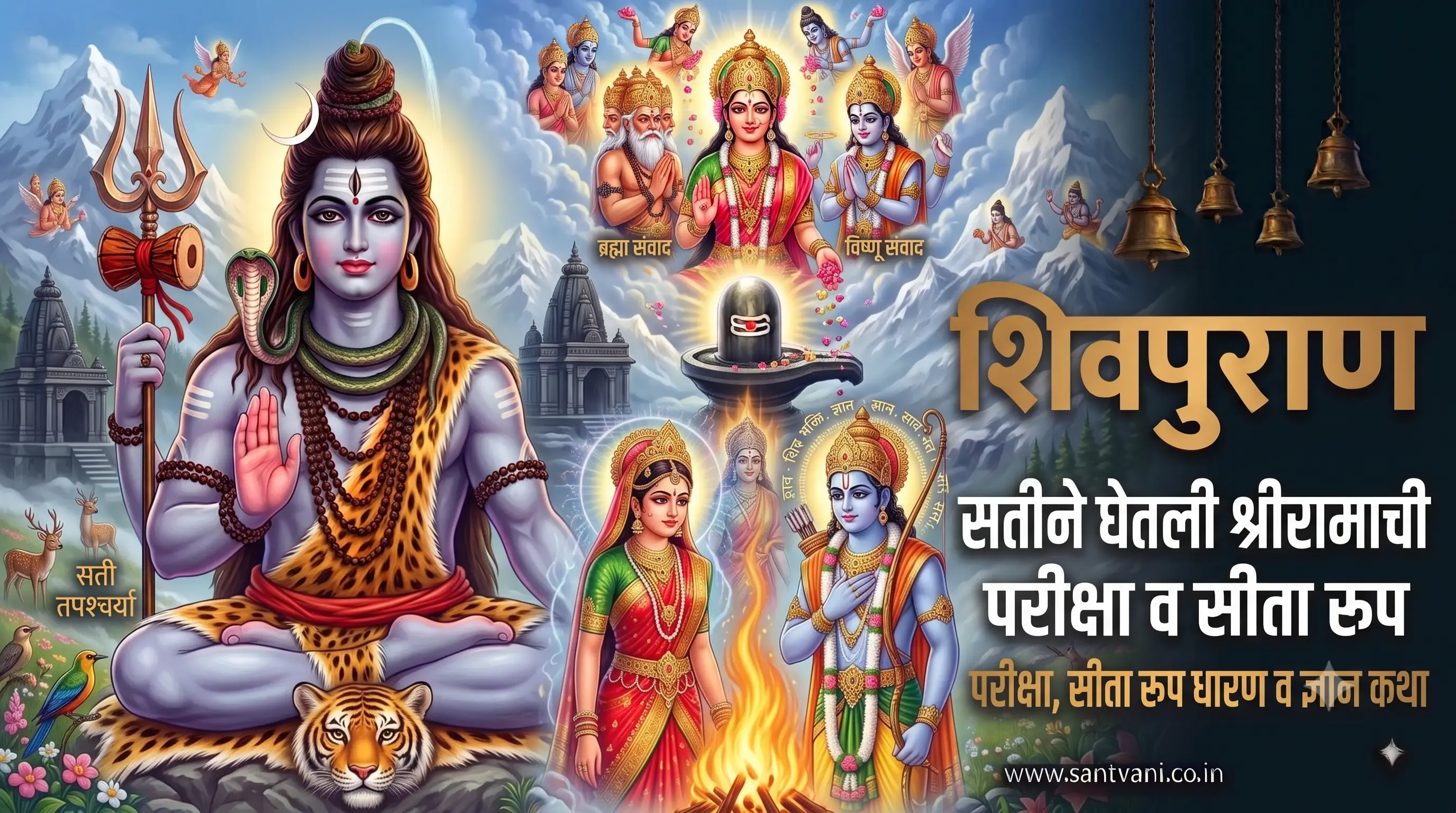 सतीने घेतली श्रीरामाची परीक्षा व सीता रूप धारण
