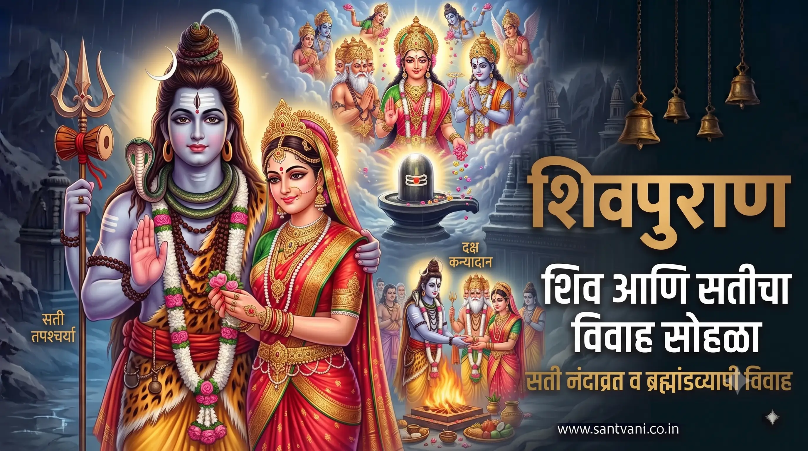 शिव आणि सतीचा विवाह सोहळा कथा
