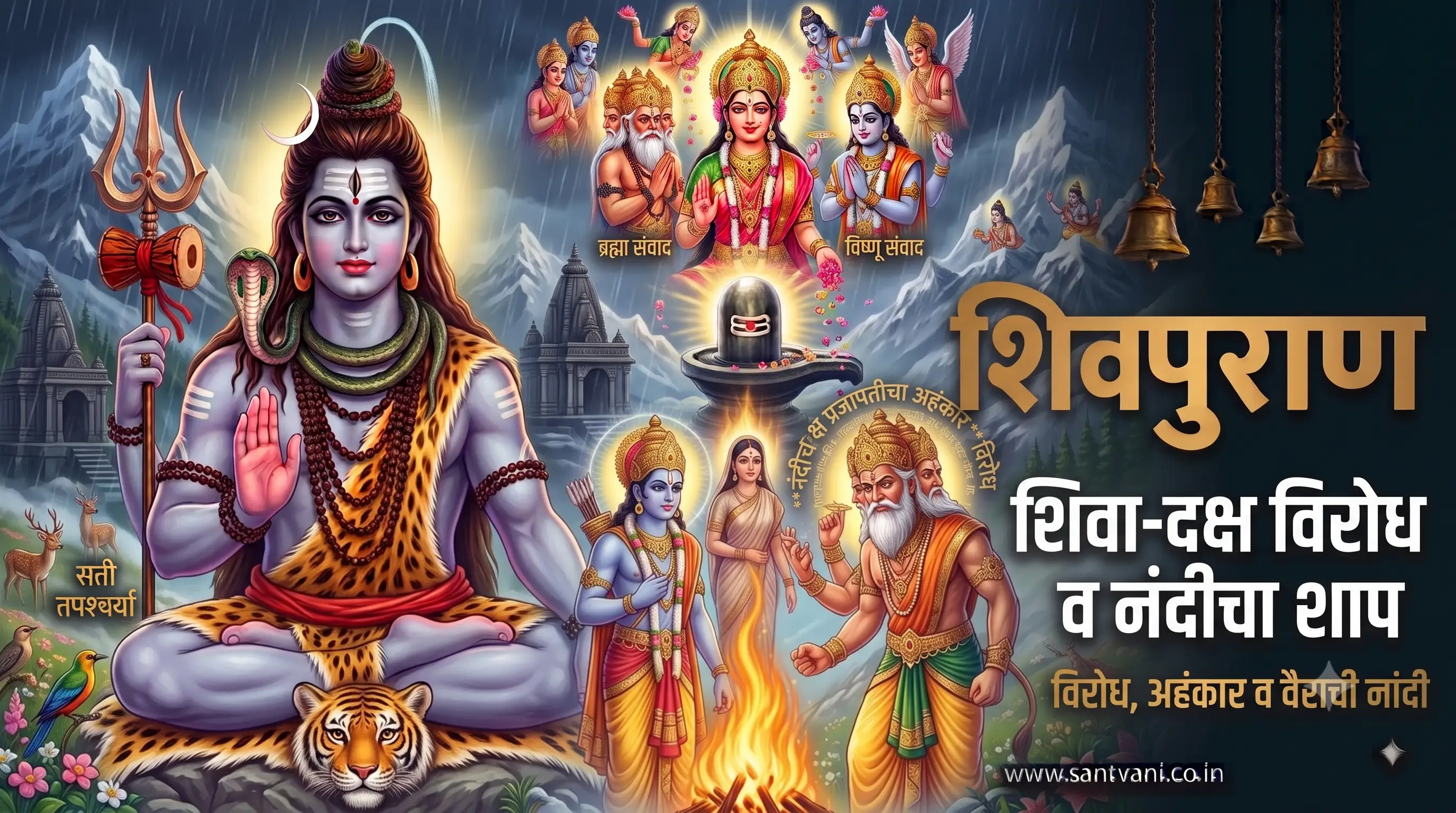 शिवा-दक्ष विरोध व प्रयाग यज्ञातील प्रसंग