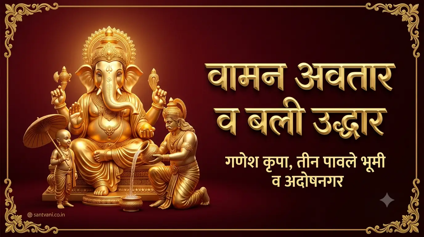 वामन अवतार राजा बली गणेश पुराण कथा