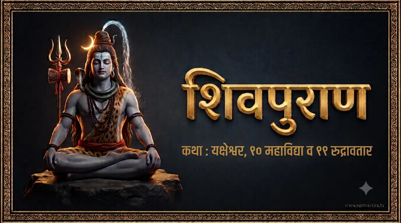 यक्षेश्वर अवतार व अकरा रुद्रावतार शिवपुराण शतरुद्र संहिता कथा २५ क